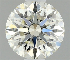 Picture of Natural Diamond 0.42 Carats, Round with Excellent Cut, J Color, VS1 Clarity and Certified by IGI