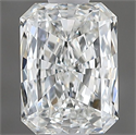 Natural Diamond 0.80 Carats, Radiant with  Cut, G Color, SI1 Clarity and Certified by GIA