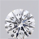 Lab Grown Diamond 1.53 Carats, Round with Ideal Cut, D Color, IF Clarity and Certified by IGI
