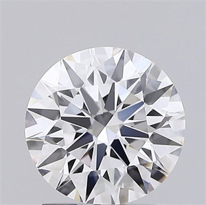 Picture of Lab Grown Diamond 1.53 Carats, Round with Ideal Cut, D Color, IF Clarity and Certified by IGI
