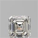 Natural Diamond 0.91 Carats, Asscher with  Cut, K Color, VS2 Clarity and Certified by GIA