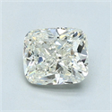 Natural Diamond 1.01 Carats, Cushion with  Cut, K Color, VVS1 Clarity and Certified by GIA