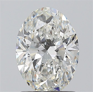 Picture of Natural Diamond 1.20 Carats, Oval with  Cut, G Color, SI1 Clarity and Certified by GIA