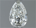 Natural Diamond 0.80 Carats, Pear with  Cut, H Color, VS1 Clarity and Certified by IGI