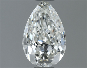 Picture of Natural Diamond 0.80 Carats, Pear with  Cut, H Color, VS1 Clarity and Certified by IGI
