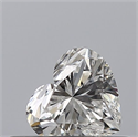 Natural Diamond 0.36 Carats, Heart with  Cut, F Color, VVS1 Clarity and Certified by GIA