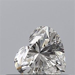 Picture of Natural Diamond 0.36 Carats, Heart with  Cut, F Color, VVS1 Clarity and Certified by GIA