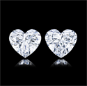 Natural Diamond 6.13 Carats, Heart with  Cut, D Color, FL Clarity and Certified by GIA