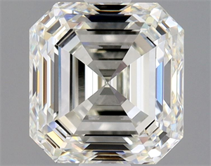 Foto Diamante Natural 1.21 quilates, Asscher , Color K, claridad IF y certificado GIA de
