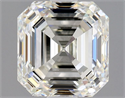 Natural Diamond 1.21 Carats, Asscher with  Cut, K Color, IF Clarity and Certified by GIA
