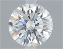 Natural Diamond 0.50 Carats, Round with Excellent Cut, G Color, VS2 Clarity and Certified by GIA