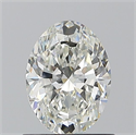 Natural Diamond 0.90 Carats, Oval with  Cut, I Color, VS1 Clarity and Certified by GIA