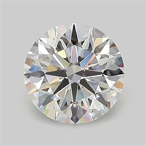 Picture of Lab Grown Diamond 1.03 Carats, Round with Ideal Cut, D Color, VVS2 Clarity and Certified by IGI