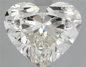 Picture of Natural Diamond 2.51 Carats, Heart with  Cut, I Color, SI1 Clarity and Certified by IGI