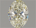 Diamante Natural 1.30 quilates, Ovalado , Color L, claridad VVS1 y certificado GIA