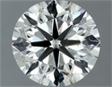 Diamante Natural 0.91 quilates, Redondo , Color I, claridad VS2 y certificado IGI