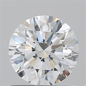 Picture of Natural Diamond 1.06 Carats, Round with Excellent Cut, G Color, SI1 Clarity and Certified by GIA