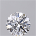 Lab Grown Diamond 1.02 Carats, Round with Ideal Cut, D Color, VVS2 Clarity and Certified by IGI