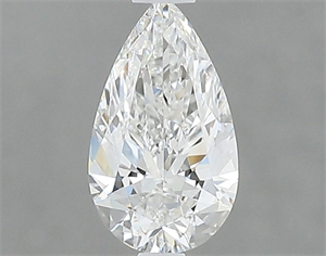 Picture of Natural Diamond 0.50 Carats, Pear with  Cut, F Color, VS1 Clarity and Certified by GIA