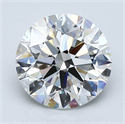 Diamante Natural 1.80 quilates, Redondo , Color H, claridad SI1 y certificado GIA