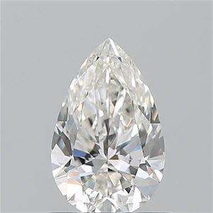 Picture of Natural Diamond 0.75 Carats, Pear with  Cut, H Color, VVS1 Clarity and Certified by GIA