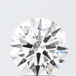 Picture of Lab Grown Diamond 3.02 Carats, Round with Ideal Cut, F Color, VVS2 Clarity and Certified by IGI