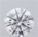 Del inventario de diamantes de laboratorio, 3.05 quilates, Redondo , Color E, claridad IF y certificado IGI