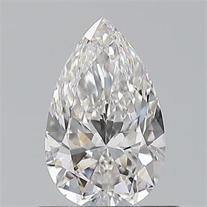 Picture of Natural Diamond 0.70 Carats, Pear with  Cut, G Color, VVS2 Clarity and Certified by GIA