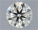 Natural Diamond 0.71 Carats, Round with Very Good Cut, L Color, SI1 Clarity and Certified by GIA