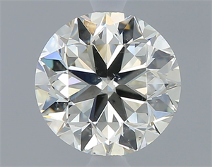 Picture of Natural Diamond 0.71 Carats, Round with Very Good Cut, L Color, SI1 Clarity and Certified by GIA