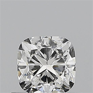 Picture of Natural Diamond 0.51 Carats, Cushion with  Cut, F Color, VS1 Clarity and Certified by GIA
