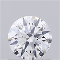 Lab Grown Diamond 0.77 Carats, Round with Ideal Cut, D Color, VVS2 Clarity and Certified by IGI