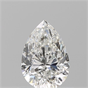 Natural Diamond 0.69 Carats, Pear with  Cut, F Color, VS2 Clarity and Certified by GIA
