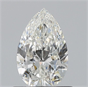 Diamante Natural 0.70 quilates, De pera , Color G, claridad IF y certificado GIA