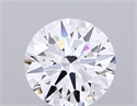 Lab Grown Diamond 1.10 Carats, Round with Ideal Cut, D Color, VS1 Clarity and Certified by IGI