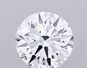 Picture of Lab Grown Diamond 1.10 Carats, Round with Ideal Cut, D Color, VS1 Clarity and Certified by IGI