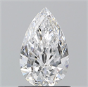 Natural Diamond 1.01 Carats, Pear with  Cut, D Color, VVS1 Clarity and Certified by GIA