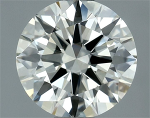 Picture of Natural Diamond 0.70 Carats, Round with Excellent Cut, L Color, SI2 Clarity and Certified by GIA