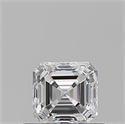 Natural Diamond 0.51 Carats, Asscher with  Cut, D Color, VS1 Clarity and Certified by GIA