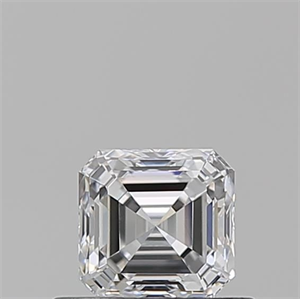 Foto Diamante Natural 0.51 quilates, Asscher , Color D, claridad VS1 y certificado GIA de