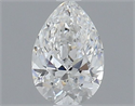 Diamante Natural 0.40 quilates, De pera , Color F, claridad VS1 y certificado GIA