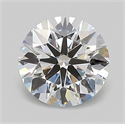 Lab Grown Diamond 1.03 Carats, Round with Ideal Cut, E Color, VVS2 Clarity and Certified by IGI