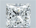 Natural Diamond 1.01 Carats, Princess with  Cut, F Color, VS1 Clarity and Certified by GIA