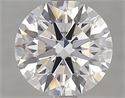 Lab Grown Diamond 2.02 Carats, Round with Ideal Cut, D Color, IF Clarity and Certified by IGI
