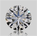 Natural Diamond 0.70 Carats, Round with Very Good Cut, E Color, VVS2 Clarity and Certified by GIA