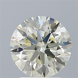 Foto Diamante Natural 2.01 quilates, Redondo , Color N, claridad VVS1 y certificado GIA de