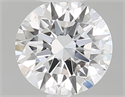 Diamante Natural 0.46 quilates, Redondo , Color E, claridad VVS2 y certificado GIA