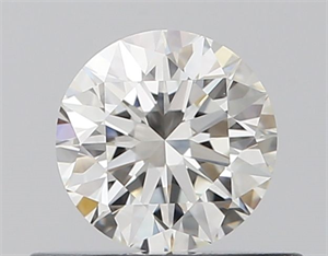 Picture of Natural Diamond 0.43 Carats, Round with Excellent Cut, H Color, VVS1 Clarity and Certified by GIA