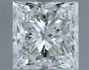 Picture of Natural Diamond 5.01 Carats, Princess with  Cut, I Color, SI1 Clarity and Certified by IGI