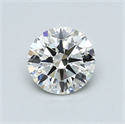 Diamante Natural 0.70 quilates, Redondo , Color I, claridad VVS1 y certificado GIA